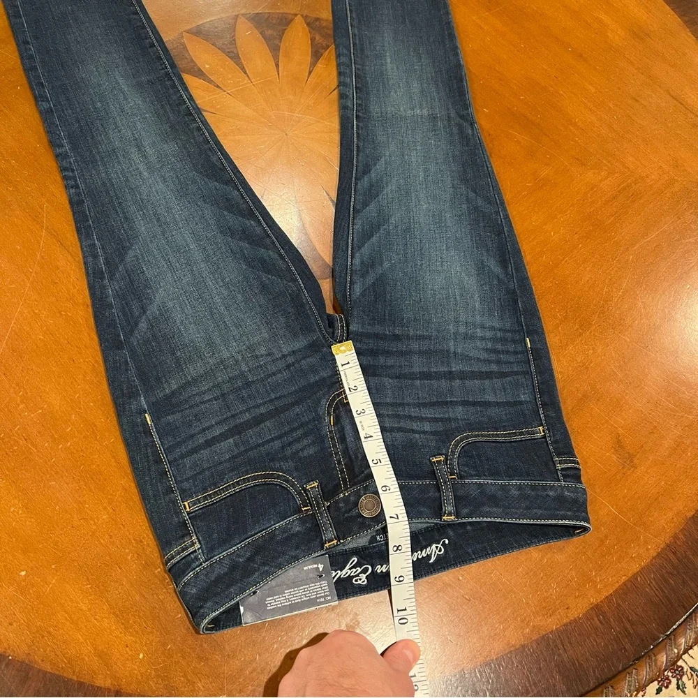 NWT American Eagle Outfitters AE Low Rise Jeggings Dark Indigo Wash 4R Stretch - Picture 14 of 16